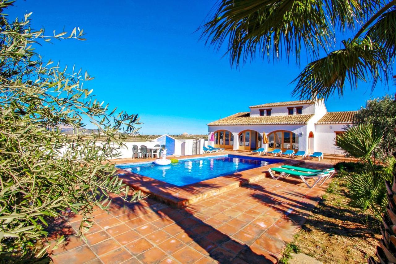 Finca Pepa - Beautiful Little House In Pretty Grounds With Lovely Views In Benissa Villa Teulada Exteriör bild